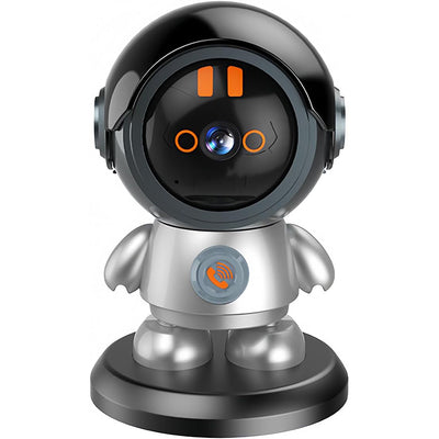 Indoor WiFi Robotcamera 1080P met Nachtzicht, Bewegingsdetectie en 2‑weg Audio