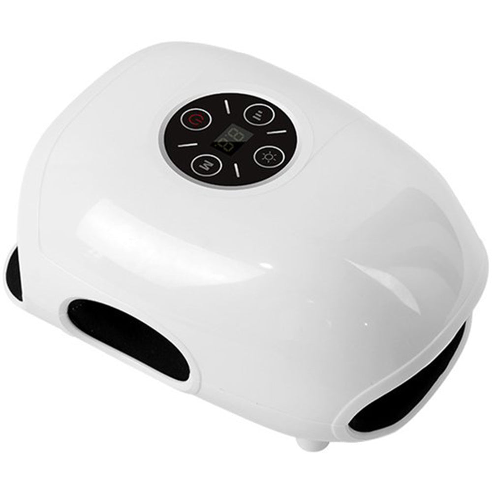 Elektrisch Handmassageapparaat - Touchscreen - 3 Modi - 2-traps Warmte - 5-traps Perslucht - Wit