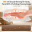 Elektrisch Handmassageapparaat - Touchscreen - 3 Modi - 2-traps Warmte - 5-traps Perslucht - Wit