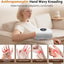 Elektrisch Handmassageapparaat - Touchscreen - 3 Modi - 2-traps Warmte - 5-traps Perslucht - Wit