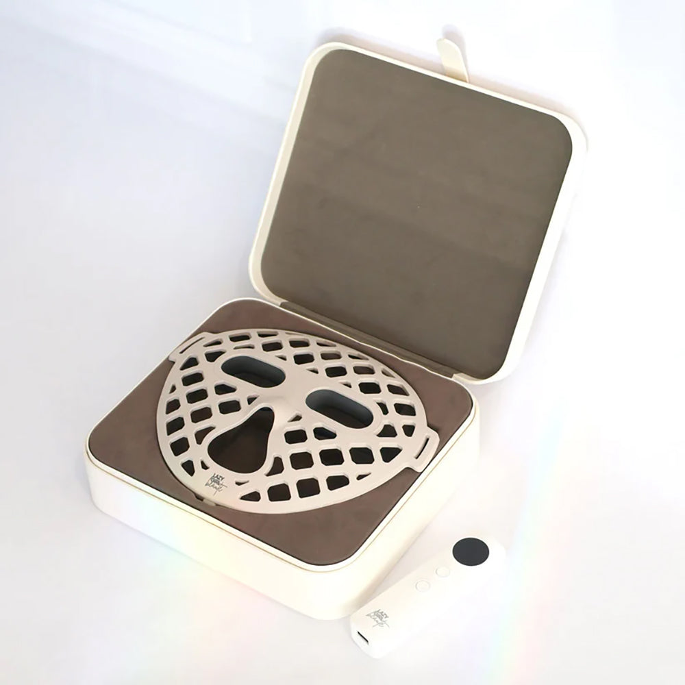 Lazy Girl LED Therapy Masker - Gezichtsverzorging - Anti-Aging Lichttherapie - Huidverjonging - Wit