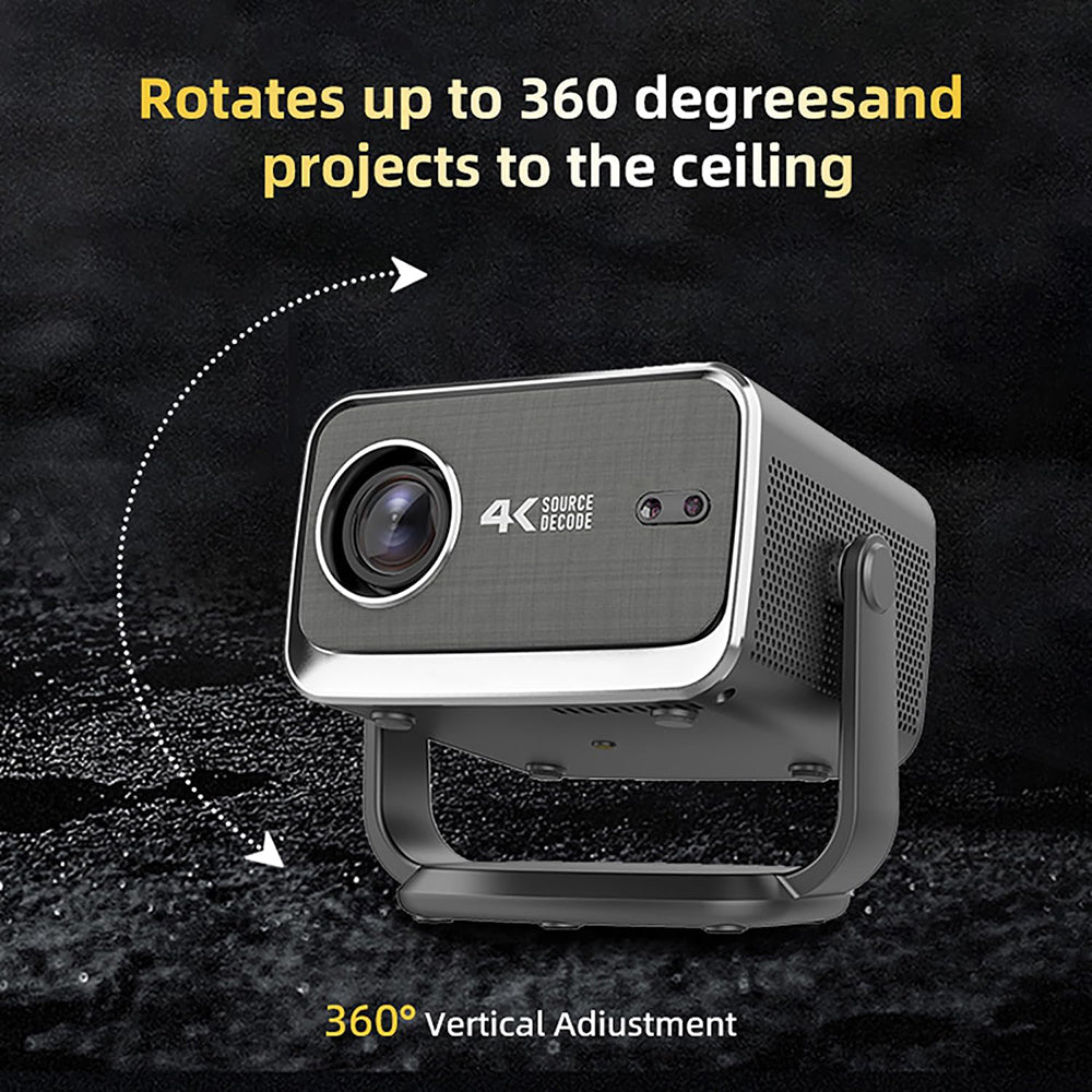 P20 Pro 4K Projector - 700 ANSI Lumen - WiFi 6 Bluetooth - Android TV 13.0 - Autofocus - Grijs/Zwart