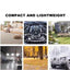 Turbo Blazer 96V Lithium-Ion Bladblazer - Oplaadbare Tuinblazer - Lichtgewicht Draagbaar - Zwart