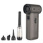 HF027 Draagbare Turbo Ventilator met Stofzuiger - 2-in-1 Luchtblazer - Auto Droogblazer - Grijs