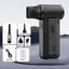 HF027 Draagbare Turbo Ventilator met Stofzuiger - 2-in-1 Luchtblazer - Auto Droogblazer - Grijs