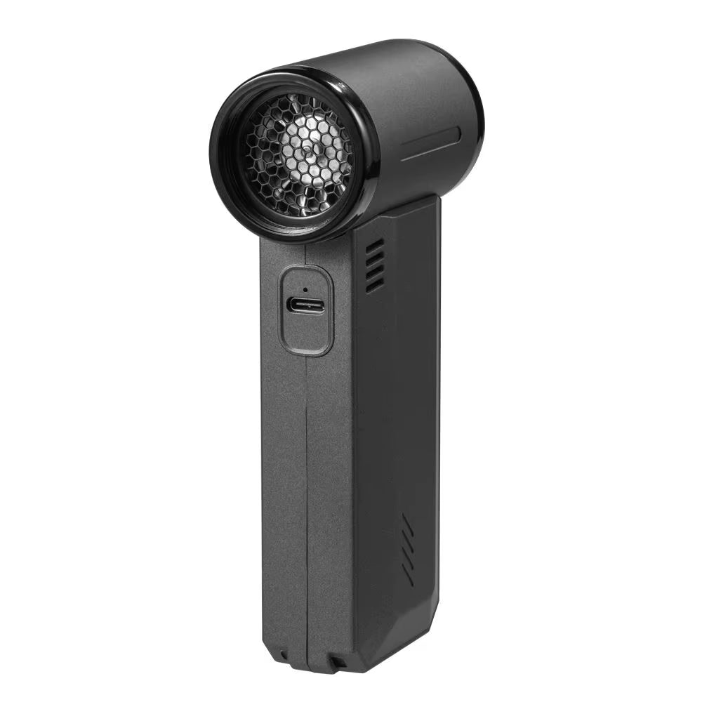 HF027 Draagbare Turbo Ventilator met Stofzuiger - 2-in-1 Luchtblazer - Auto Droogblazer - Grijs