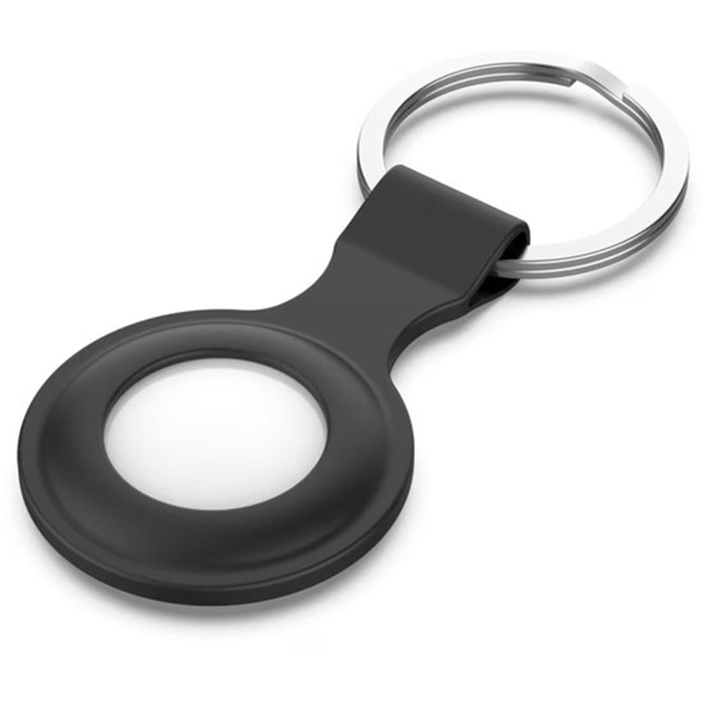 Bluetooth Tracker Sleutelhanger - Compatibel met Apple Find My & Android - Compact - Zwart