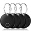 Bluetooth Tracker 4-Pack - Compatibel met Apple Find My - iOS Sleutelvinder - Zwart