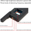 Professionele Draagbare Signaaldetector Anti-Spionage RF en Trillings Scanner met LED-indicator