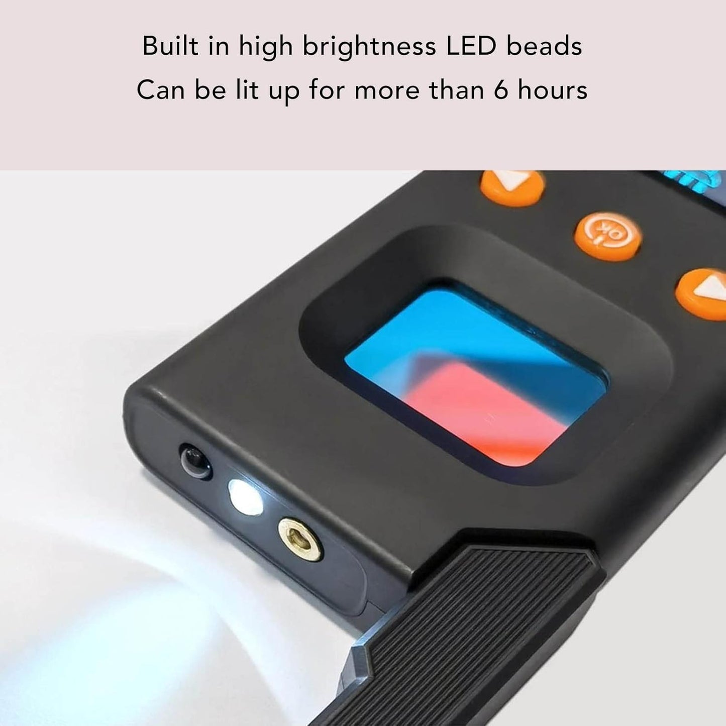 Professionele Draagbare Signaaldetector Anti-Spionage RF en Trillings Scanner met LED-indicator