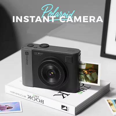 Chuzhao D2 Instant Camera - Direct Kleurenfoto Afdruk - Bluetooth - 2.8" Scherm - Sublimatie Print - Zwart