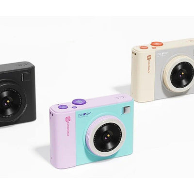Chuzhao D2 Instant Camera - Direct Kleurenfoto Afdruk - Bluetooth - 2.8" Scherm - Sublimatie Print - Paars