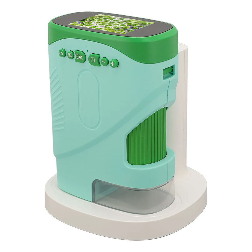 Digitale Handmicroscoop voor Kinderen - 1080p HD met 2" Scherm - 100x-1000x Vergroting - 8x Zoom