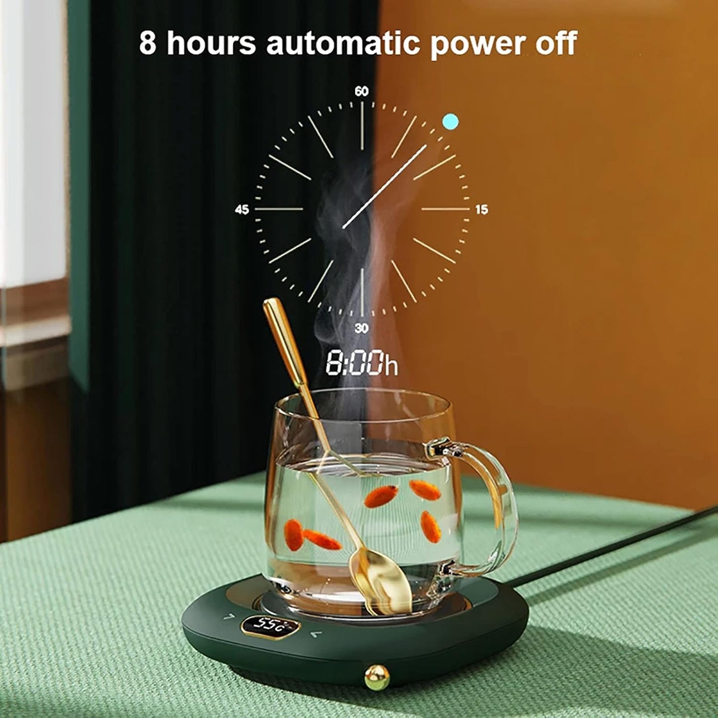 Koffie Mok Cup Warmer Auto-Off Water Verwarming Pad
