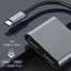 USB-C naar Dual HDMI Adapter Type C Double HDMI Converter USB-C Hub met 2x HDMI Uitgang Geschikt voor MacBook Air en Pro Samsung Microsoft en Andere Laptops