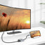 USB-C naar Dual HDMI Adapter Type C Double HDMI Converter USB-C Hub met 2x HDMI Uitgang Geschikt voor MacBook Air en Pro Samsung Microsoft en Andere Laptops