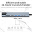 8-in-1 USB C Hub Adapter Compatibel met Thunderbolt 3 USB 3.1 Universele Multiport Hub met HDMI 4K USB 20 USB 30 SD en TF Kaartlezer USB C Poort Laptop en MacBook