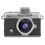 Mini retro thumb camera met 1,47 inch klapscherm – HD digitale camera met video-opname  –  Zwart