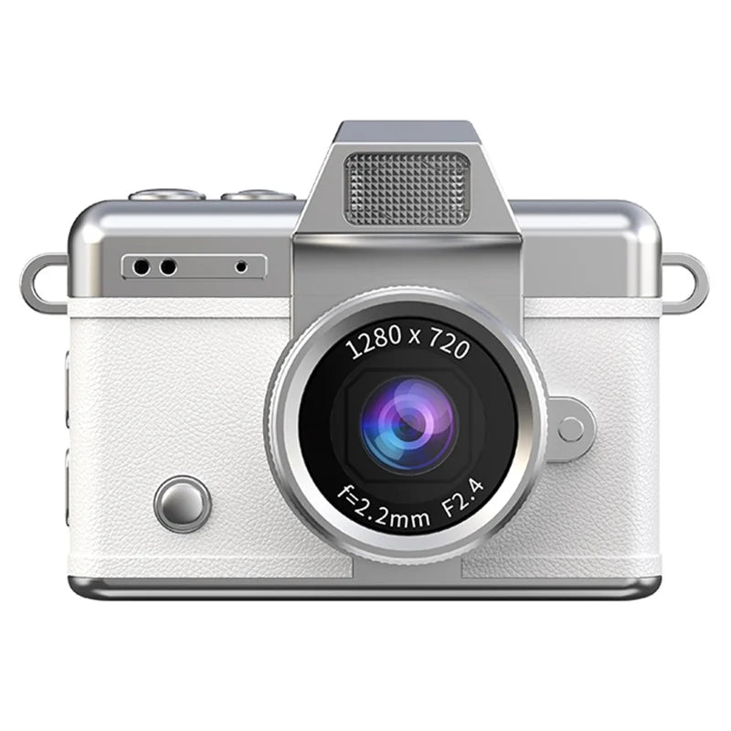 Mini retro thumb camera met 1,47 inch klapscherm – HD digitale camera met video-opname  – Wit