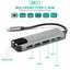 USB 3.1 Hub Type C naar HDMI RJ45 Power Delivery USB 30 Multi Adapter Docking Station Type C Splitter 6 Poort Hub MacBook Pro en Andere USB-C Apparaten
