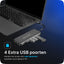 12-in-1 USB-C Docking Station voor Laptop met Dual HDMI Premium VGA USB-C Hub in Space Grey Geschikt voor MacBook Windows en Andere USB-C Apparaten