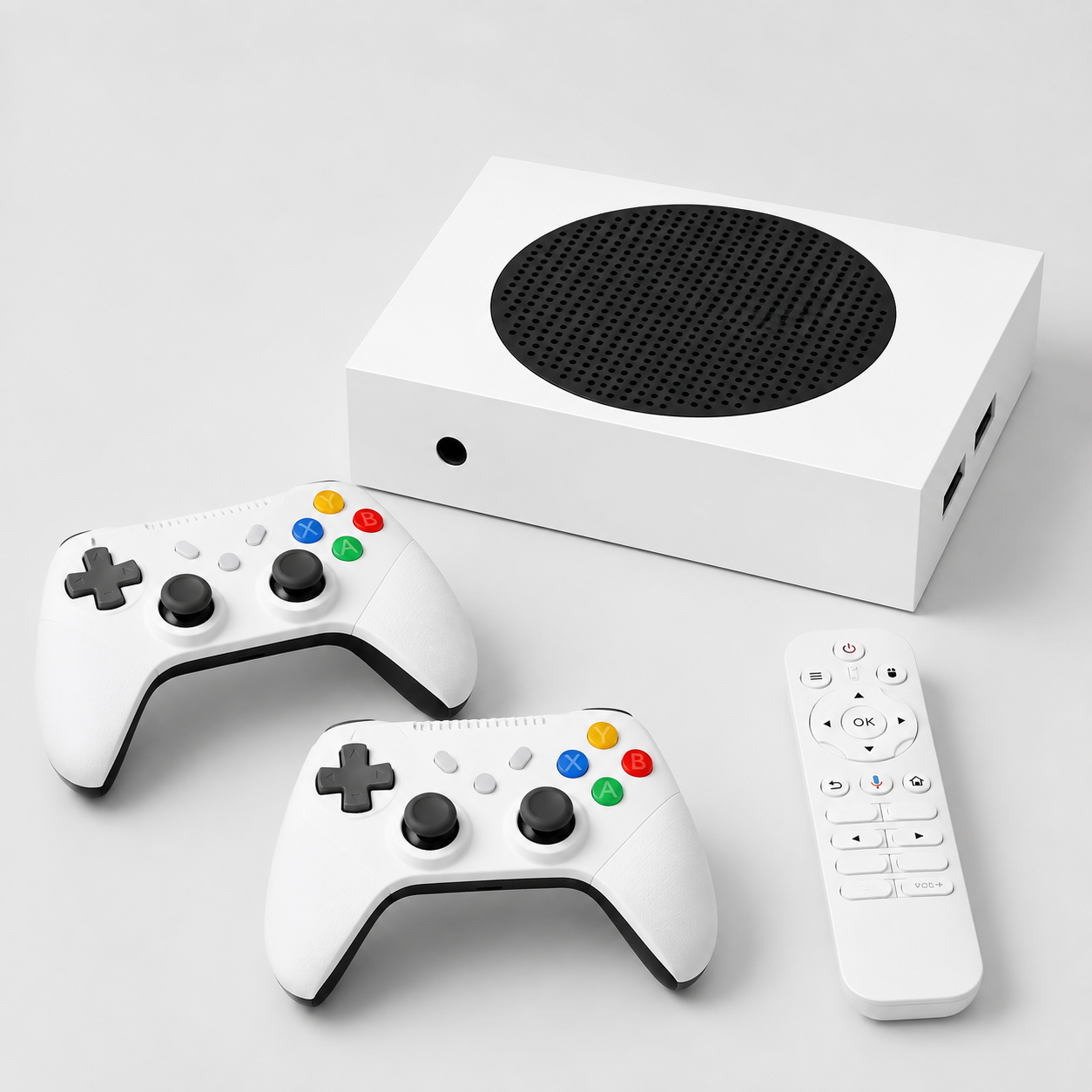 G8 Game Box met twee draadloze controllers en afstandsbediening