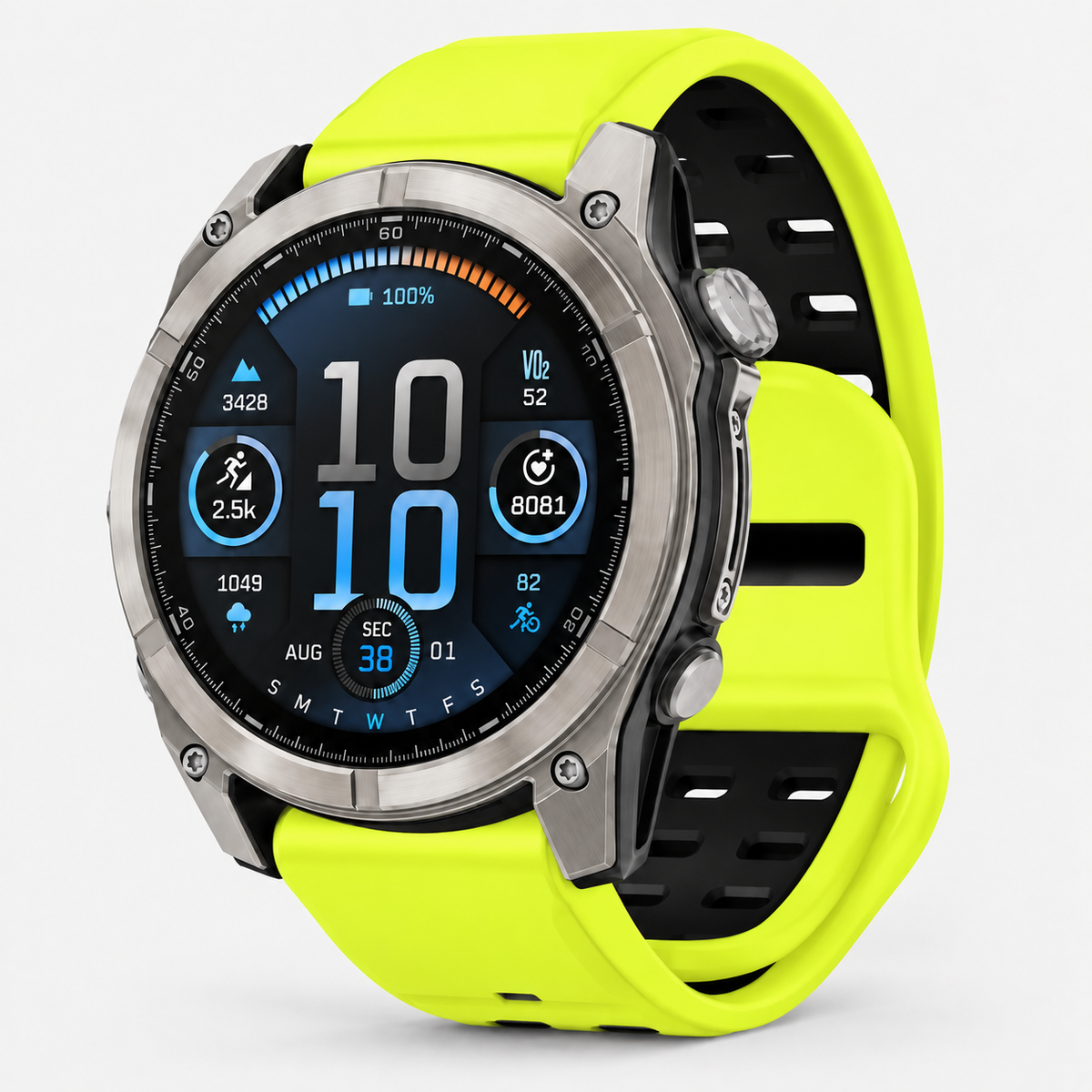 Garmin Fenix QuickFit 26 mm siliconen horlogebandje productfoto 18