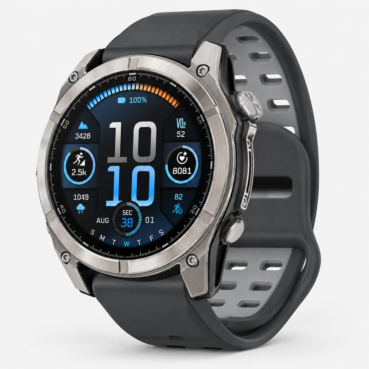 Garmin Fenix QuickFit 26 mm siliconen horlogebandje productfoto 22