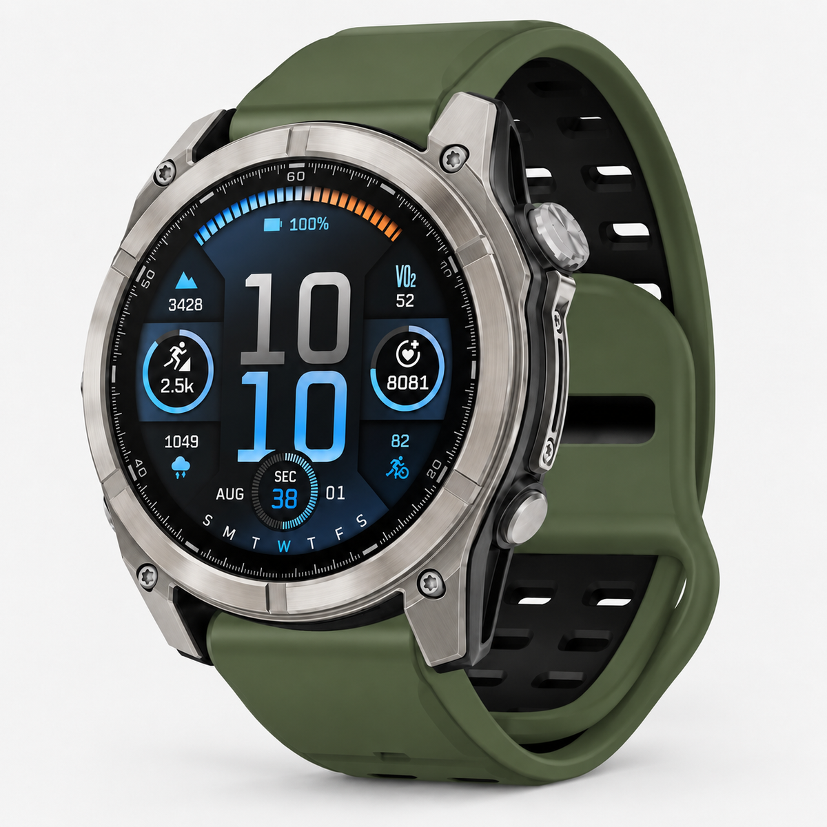 Garmin Fenix QuickFit 26 mm siliconen horlogebandje productfoto 23