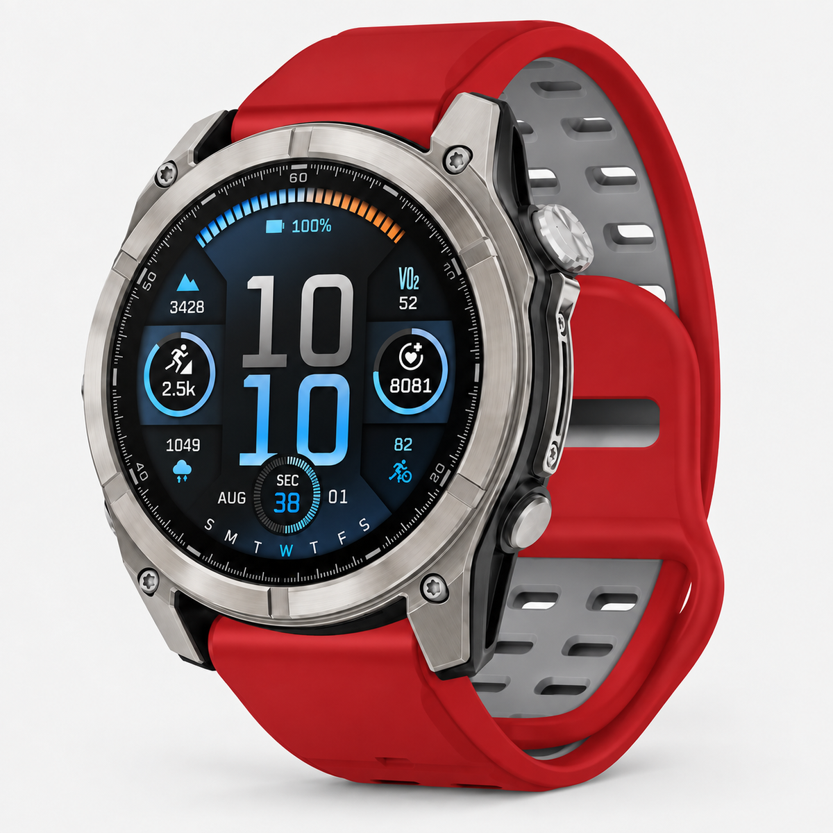 Garmin Fenix QuickFit 26 mm siliconen horlogebandje productfoto 25