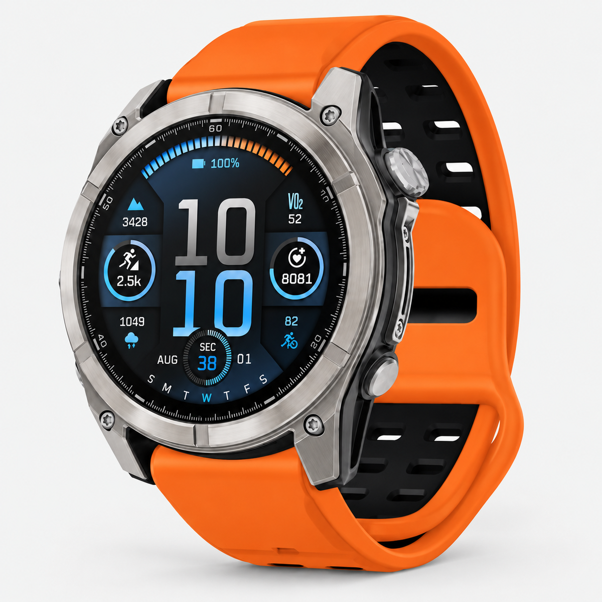 Garmin Fenix QuickFit 26 mm siliconen horlogebandje productfoto 29