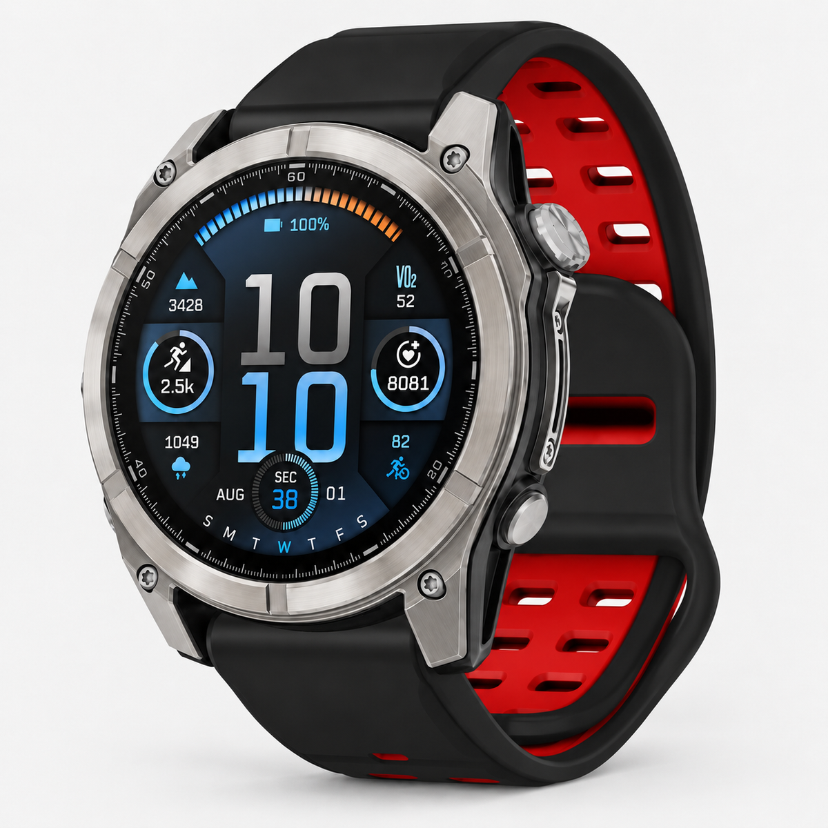 Garmin Fenix QuickFit 26 mm siliconen horlogebandje productfoto 31