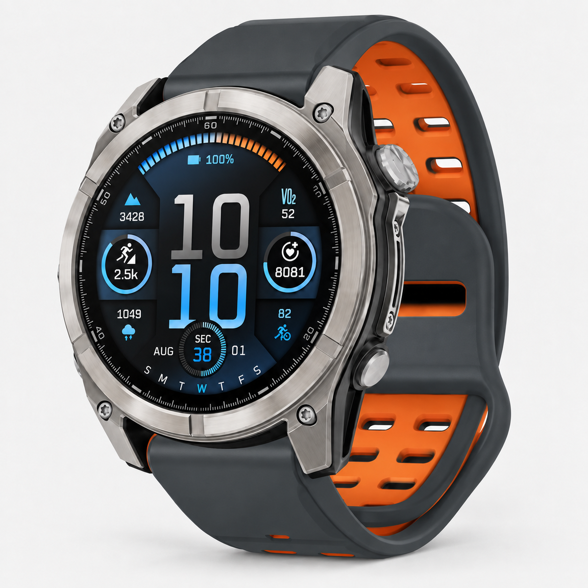 Garmin Fenix QuickFit 26 mm siliconen horlogebandje productfoto 32