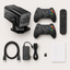 Inhoud HCS350 Pro+ projector set met controllers afstandsbediening kabels en TF kaart