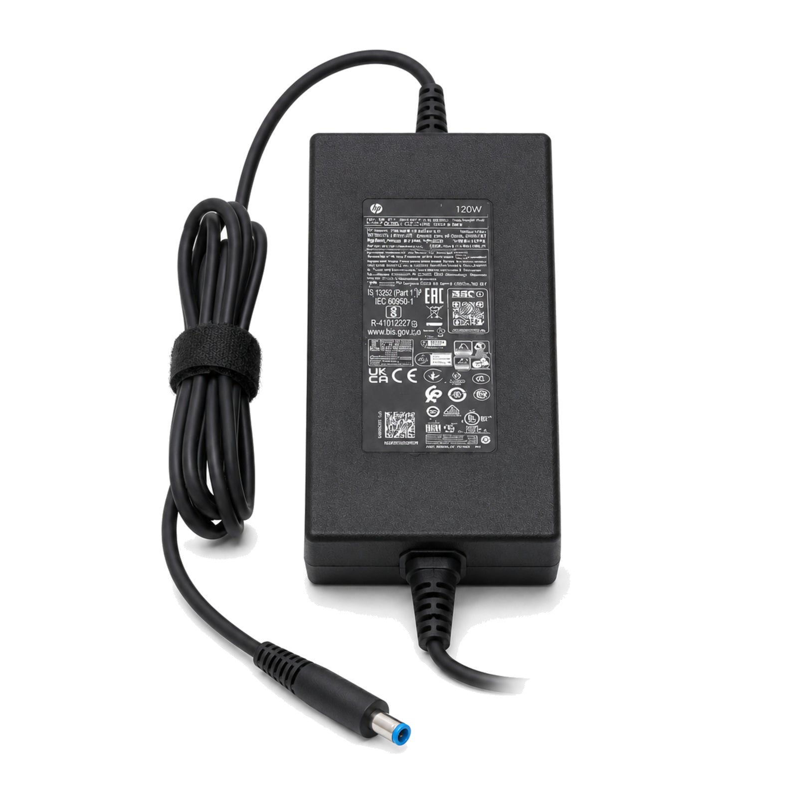 HP 120W adapter met blauwe 4,5 bij 3,0 millimeter aansluiting