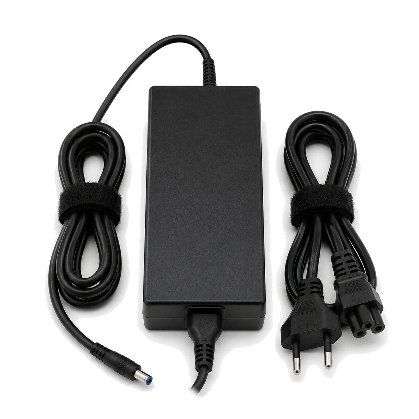 HP 120W laptopadapter met netsnoer en blauwe aansluiting