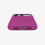 Siliconenhoesje voor iPhone 18 Pro Max in Magenta, onderaanzicht, zonder logo op lichtgrijze achtergrond