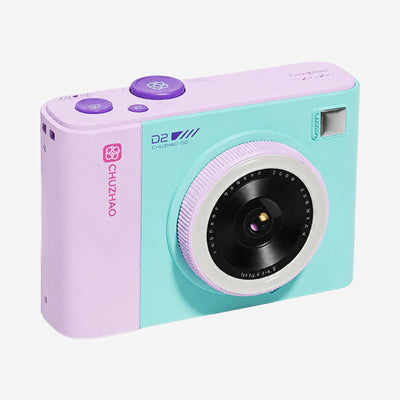 Chuzhao D2 Instant Camera - Direct Kleurenfoto Afdruk - Bluetooth - 2.8" Scherm - Sublimatie Print - Paars