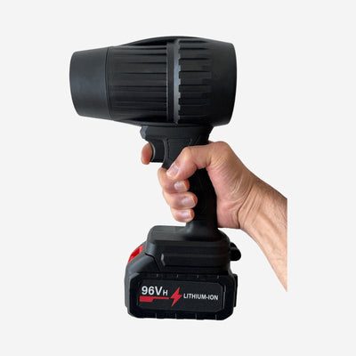 Turbo Blazer 96V Lithium-Ion Bladblazer - Oplaadbare Tuinblazer - Lichtgewicht Draagbaar - Zwart