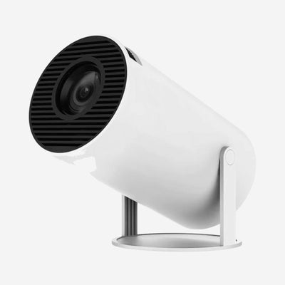Draagbare WiFi 6 Mini Beamer - 200 ANSI Lumen Projector - Android Bluetooth 5.0 - Wit