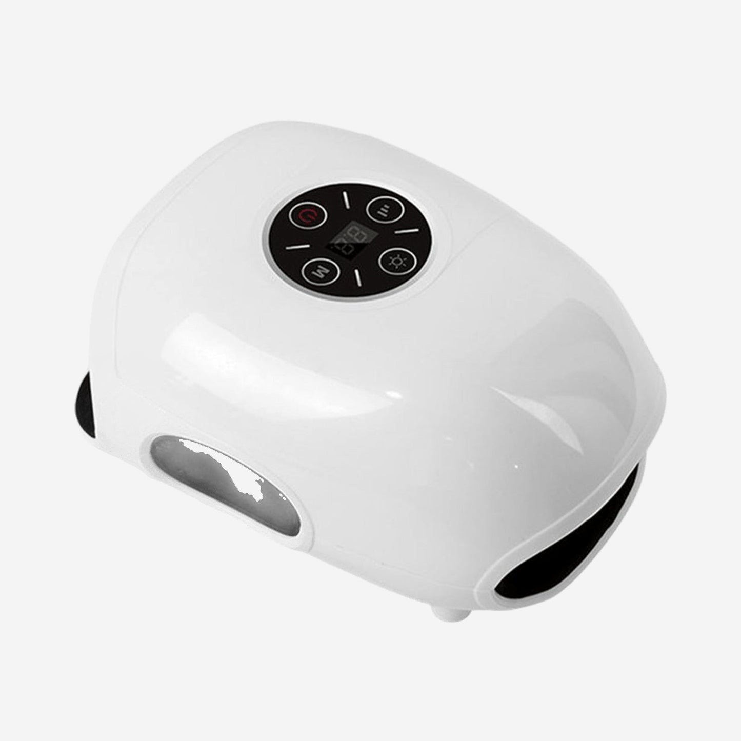 Elektrisch Handmassageapparaat - Touchscreen - 3 Modi - 2-traps Warmte - 5-traps Perslucht - Wit