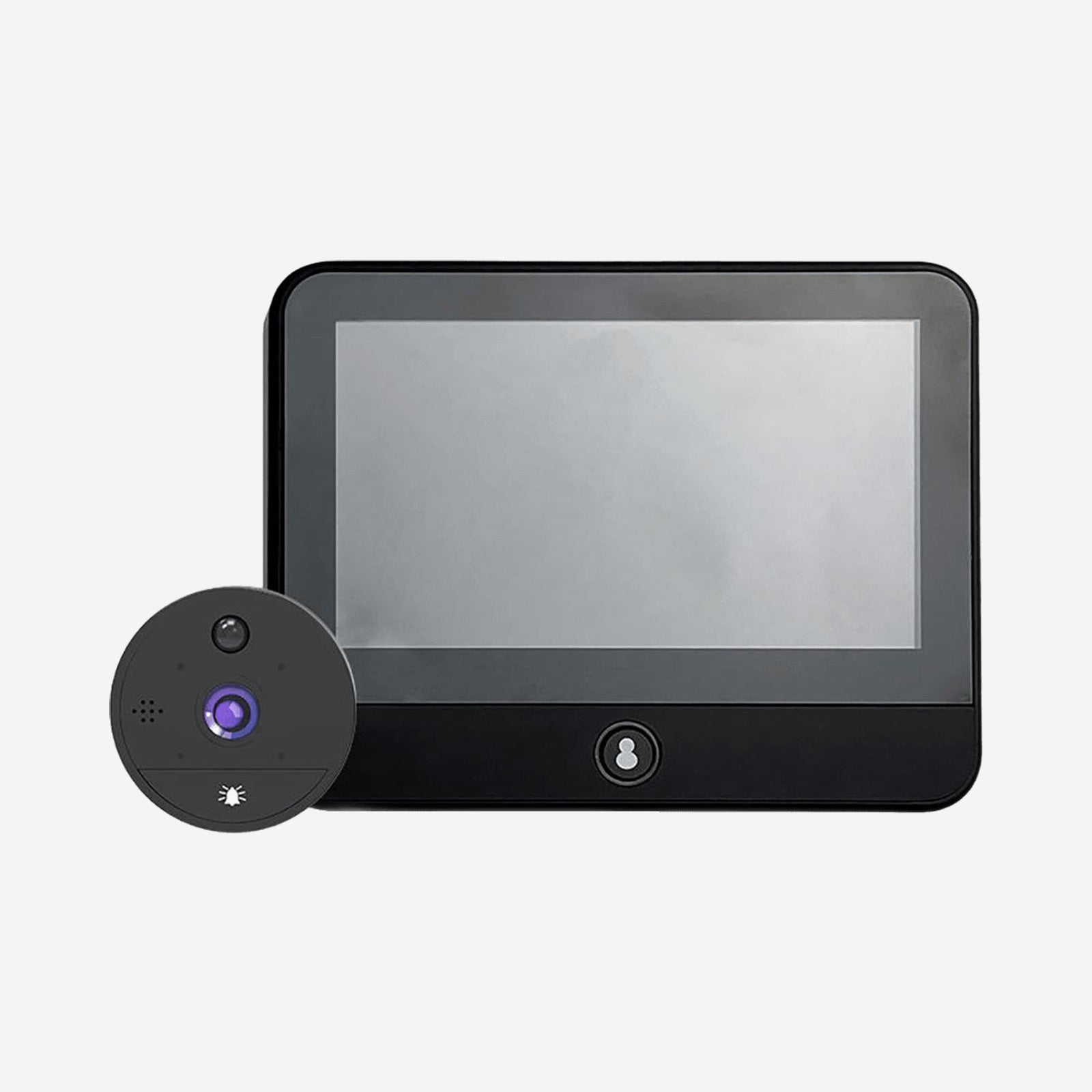 Video Deurbel Camera - WiFi Draadloze Deurbel - 4.3" IPS Display - Bewegingsdetectie - IR Nachtzicht