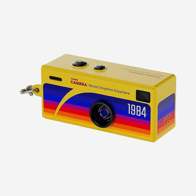 Mini Duim Camera Rugzak Charm - 1080p HD Foto's - 0.96inch Scherm - 40MP - Geel