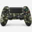 Merkloze PS4-controller Groen camouflage (Green Camouflage) – vooraanzicht (kleurillustratie)