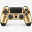 Merkloze PS4-controller Goud (Gold) – vooraanzicht (kleurillustratie)