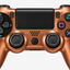 Merkloze PS4-controller Koper (Metallic Copper) – detail analoge sticks (kleurillustratie)