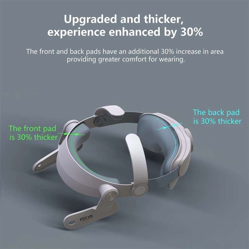 FIIT VR T300 Power hoofdband met accu, aanzicht 3
