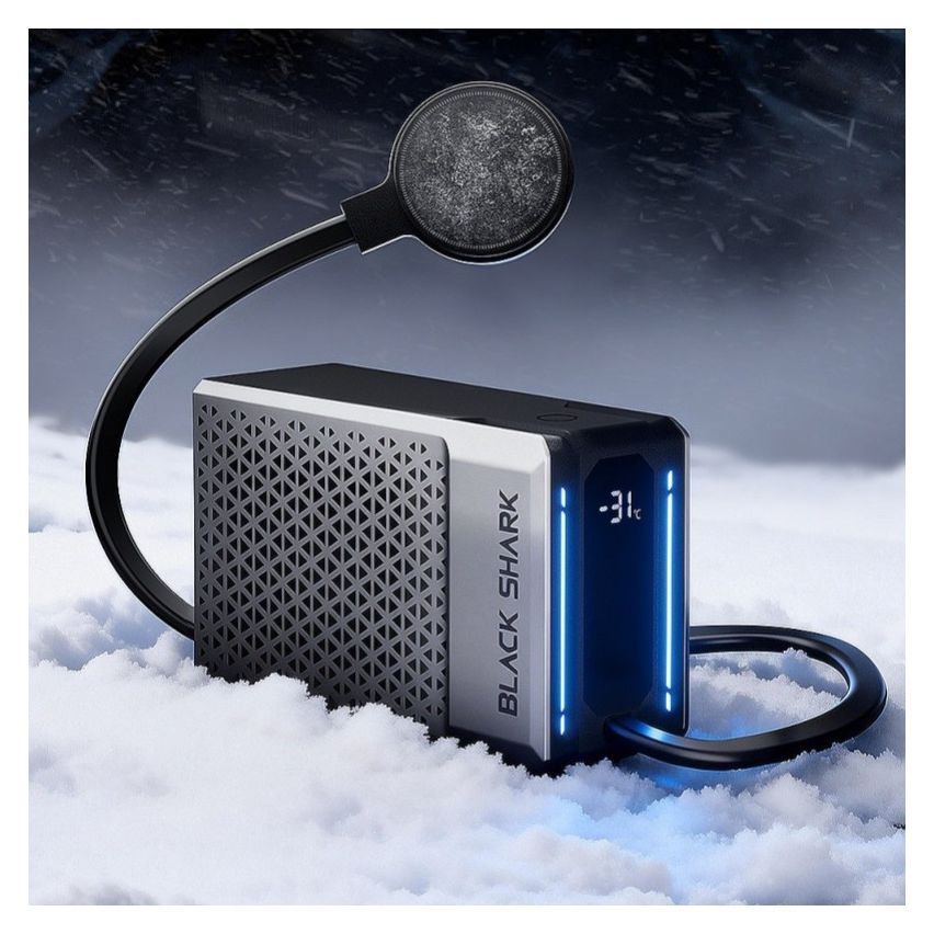 Black Shark liquid cooler 6 Ultra zwart, productbeeld 1