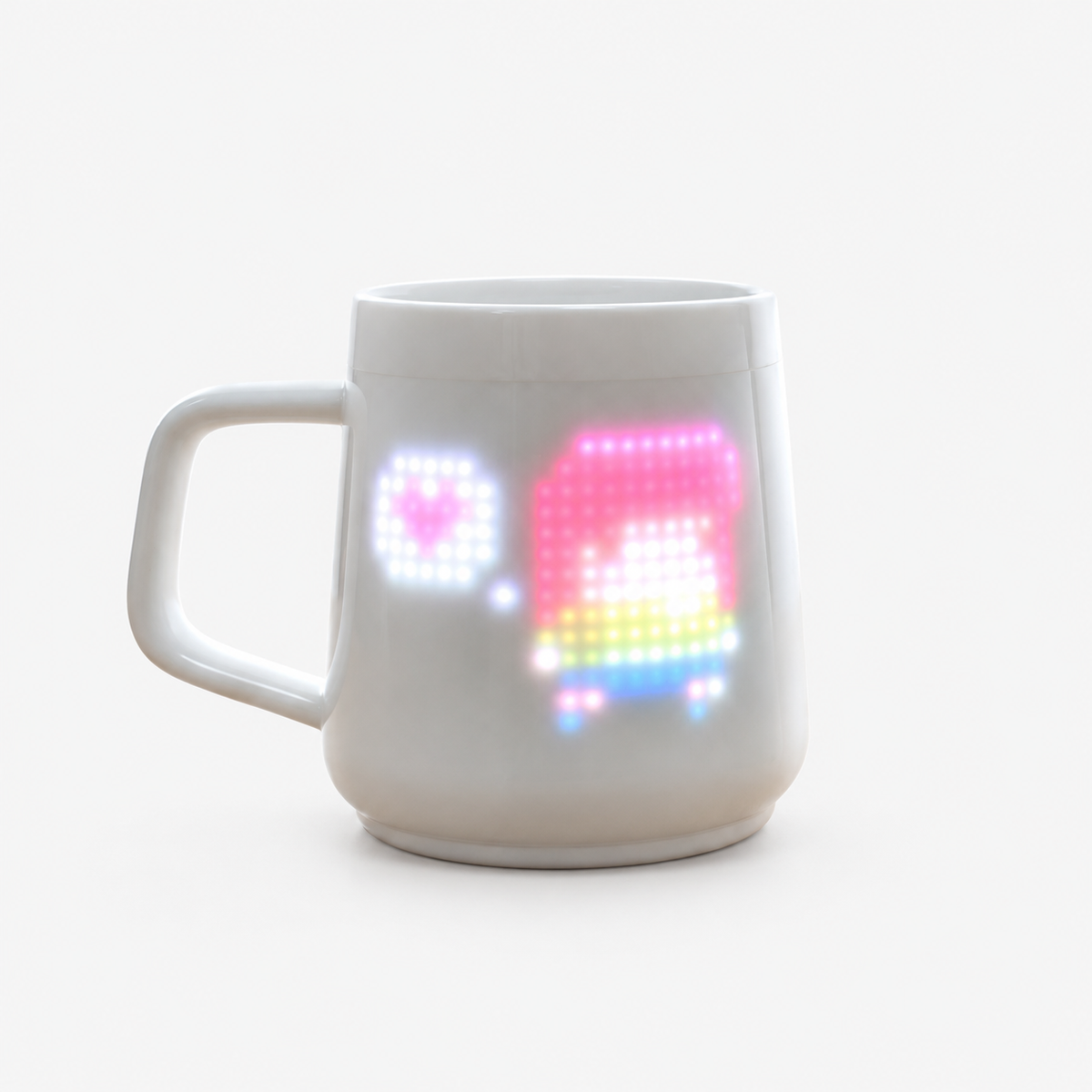 PixelMug P1 witte mok aanzicht 3